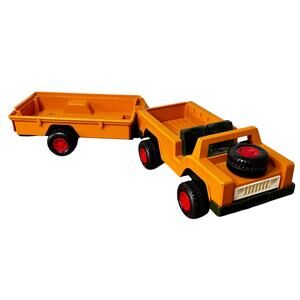 Vintage 1975 Fisher-Price Adventure People Safari Jeep & Trailer #304 Toys 1970s